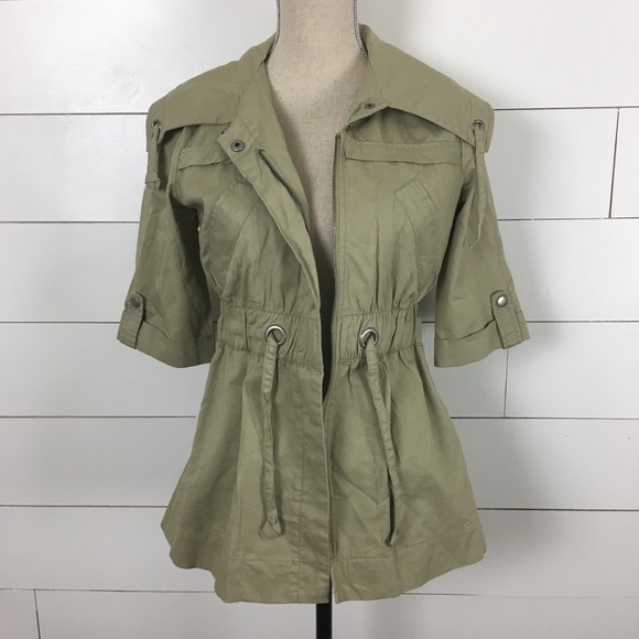 Tulle Jackets & Blazers - ❌SOLD❌ tulle khaki utility jacket trench coat